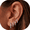 Silver-4pcs, variant on VEEDOFA 3-Pair 14K Gold Plated Cubic Zirconia Small Hoop Earrings For Wmoen