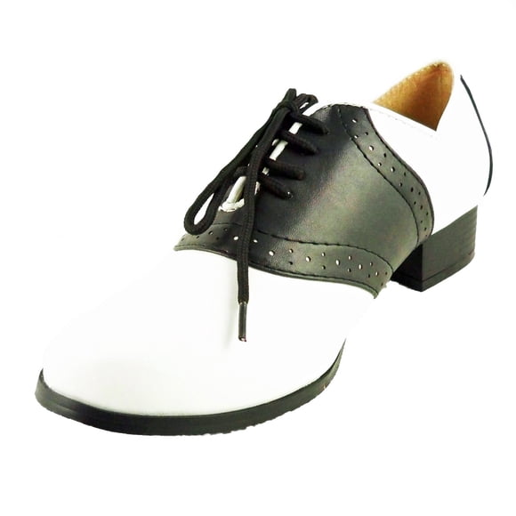 Ellie Shoes Unisex 105-sillín Negro/Blanco 8 US Mujeres