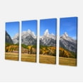thumbnail image 2 of Grand Tetons Panorama - Impression sur Toile Paysage, 2 of 3