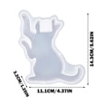 thumbnail image 3 of Cat Candlestick Silicone Mould Food-Grade For DIY Resin Candle Making, 3 of 8