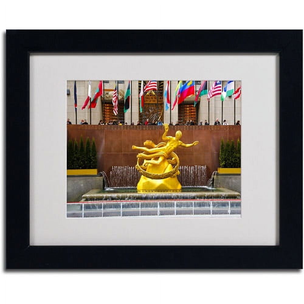 Trademark Fine Art "Prometheus" Matted Framed Art by CATeyes