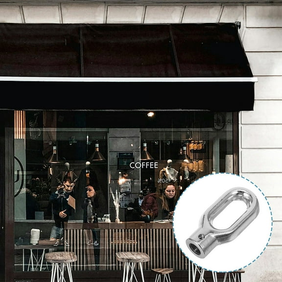 Beaupretty Outdoor Roller Shade Awning Ring Hook Aluminum Alloy 1Pack