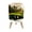 Color 3, variant on Small Trash Can with Lid Golf Course 1.8 Gallon Dog Proof Trash Can Round Garbage Can Waste Bin Wastebasket for Bathroom Bedroom Living Room