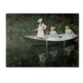 thumbnail image 2 of Trademark Fine Art "The Boat at Giverny" Canvas Art by Claude Monet, 2 of 4