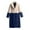 Blue##1, variant on jsaierl Faux Fur Long Coat Womens Color Block Overcoat Winter Warm Long Jacket Long Sleeve Fluffy Plush Cardigan Outwear