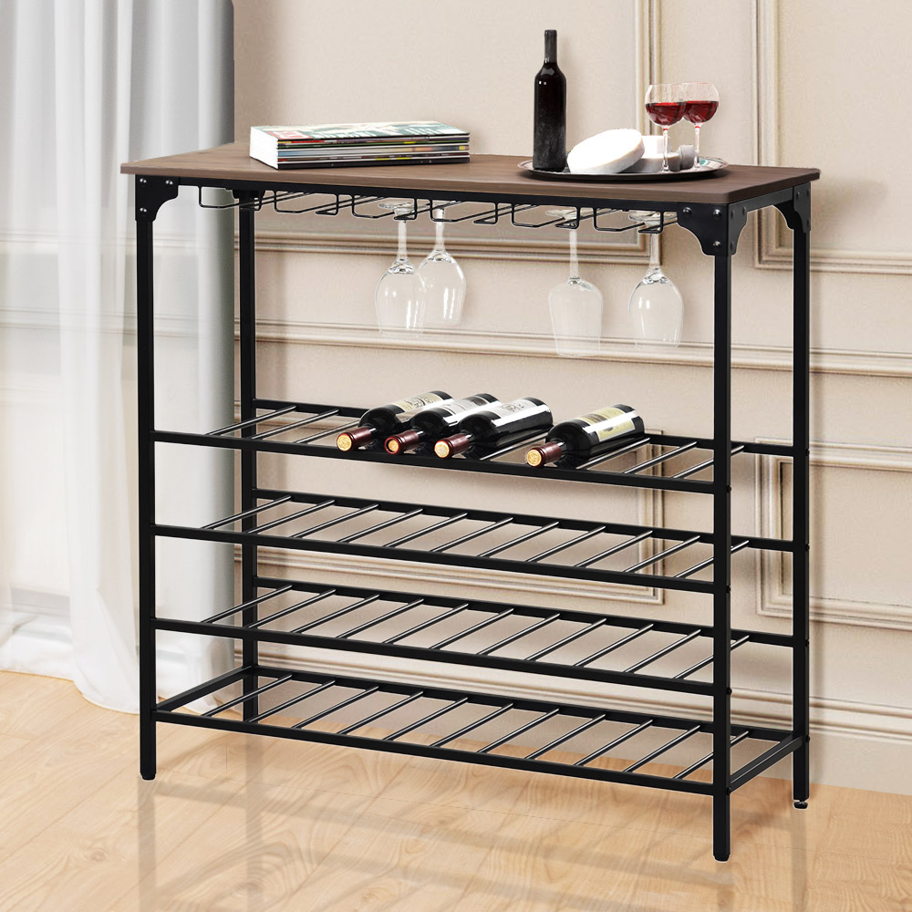 40 Bottles Capacity Storage Standing Table Wine Storage Table