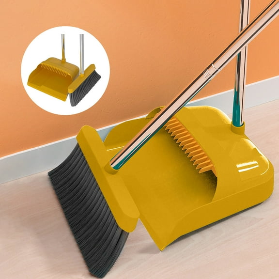 Handbroom And Dustpan Cleaning Set (2 Pieces Sets) - Multifunction Room Kitchen Office Household Cleaning Tools