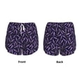 thumbnail image 6 of Sigee Lavender Flowers for Women's Athletic Shorts High Waisted Running Shorts Pocket Sporty Short Gym Elastic Workout ShortsMedium, 6 of 9