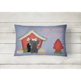 thumbnail image 2 of Carolines Treasures BB2866PW1216 Dog House Collection Chinese Crested Black Canvas Fabric Decorative Pillow  12H x16W, 2 of 3