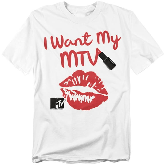 MTV T-Shirt MTV Written In Lipstick Unisex Graphic Tee For Men & Women