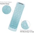 thumbnail image 4 of Fintie Remote Silicone Case for Roku Voice, Roku Express 4K+ 2021, Ultra LT Enhanced Voice, Express 3930, Premiere+ 3921, Streaming Stick+ Remote, Honey Comb Anti Slip Shockproof Cover, Blue Glow, 4 of 8