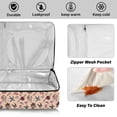 thumbnail image 4 of Iauyy Casserole Carrier for Hot Food Insulated Casserole Travel Carry Bag with Lid Food Warmer Bag for Party/Picnic,Romantic Elements, 4 of 7