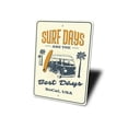 thumbnail image 4 of Surf Days Novelty Decor, Metal Wall Sign - 10x14 Inches, 4 of 4