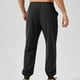 thumbnail image 5 of Pantalones largos para hombre, casuales, a la moda, con bolsillos, elásticos en los tobillos, color liso, cintura elástica, pantalones deportivos para hombre., 5 of 5