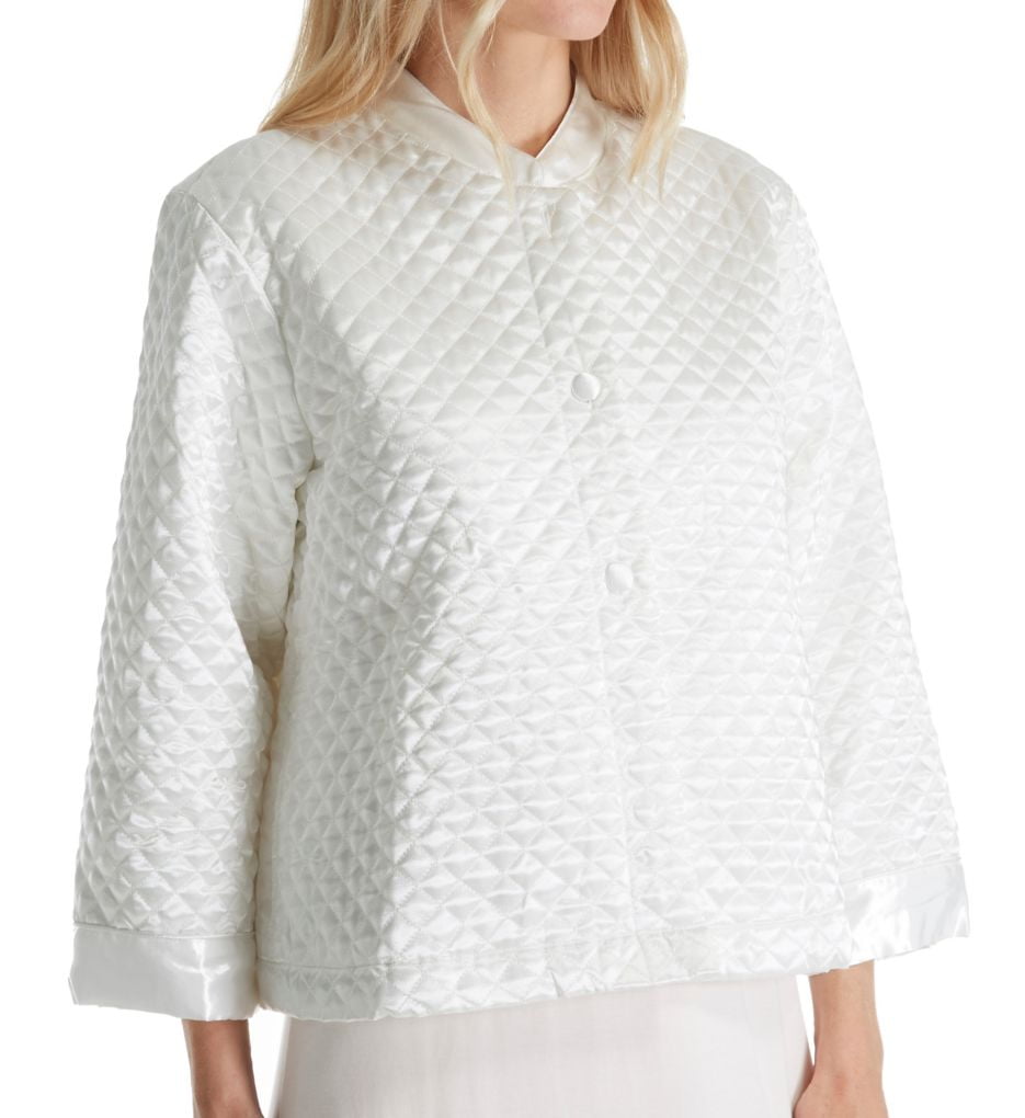 KayAnna Women's KayAnna B05071 Satin Quilted Bed Jacket