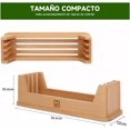 thumbnail image 3 of Muja Juego de 4 Tablas para Picar, Juego de Tablas para Picar Cocina con Soporte, Perfectas Como Herramientas y Gadgets de Cocina, para Preparar Carne, Queso, Verduras y Frutas,Madera, 3 of 12