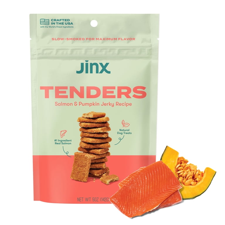 Salmon and Pumpkin Jerky Dog Treats, 5 oz photo 2