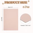 thumbnail image 2 of Uxcell Full Grain Leather Sheet 11.8" x 7.8" Natural Cow Leather Pieces Leather Fabric for DIY Craft Furniture Office Belts Book Covers, Pink 2Pcs, 2 of 6