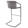 thumbnail image 4 of Indy Faux Leather Arm Bar Stool (Set of 2), Multiple Colors, 4 of 7