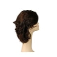 thumbnail image 4 of European Human Hair Freeda Wig Regina Dark Brown With Reddish Highlights Multi-Directional Skin Top Size L, 4 of 5