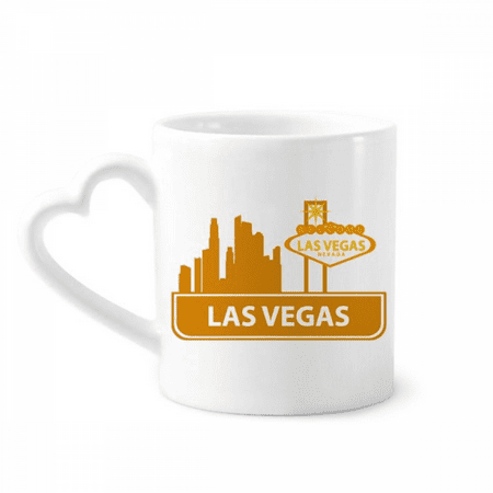 

Welcome To Las Vegas Nevada America Mug Coffee Cerac Drinkware Glass Heart Cup