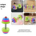thumbnail image 3 of DEEPCRAFF 1 Set Kids Gym Equipment Dumbbell Shape Adjustable Weight Pretend Play Exercise Home Use, 3 of 8