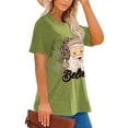 thumbnail image 2 of XCHQRTI Christmas Tree Shirt for Women Plus Size Tshirt Short Sleeve Graphic Top, 2 of 10