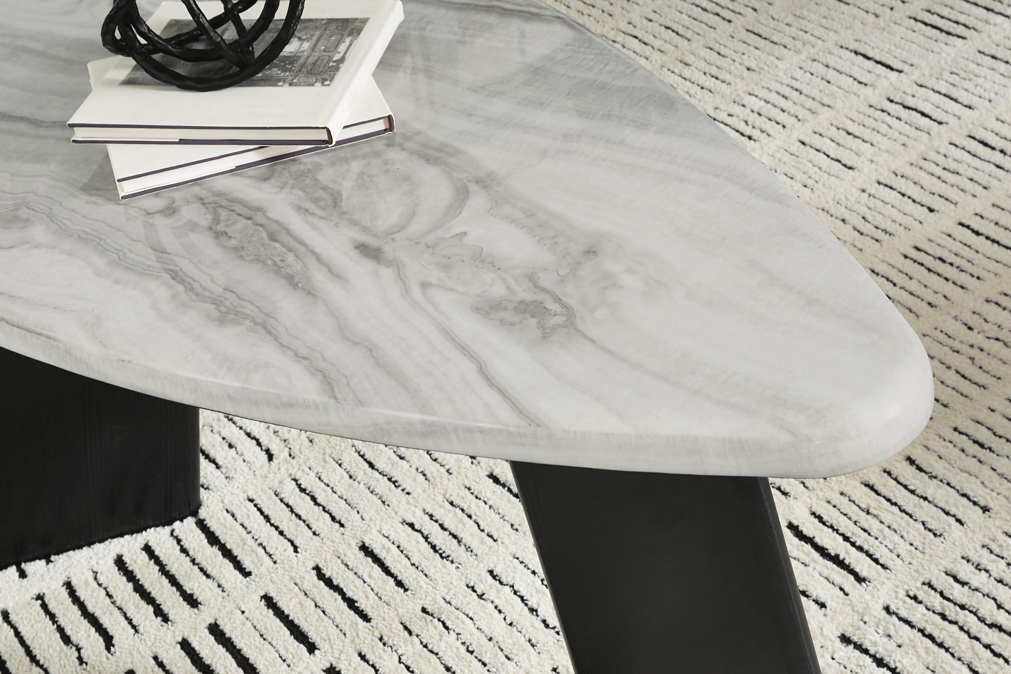 Signature Design by Ashley Lilyberg 3-Piece Occasional Table Set in Gray/Black