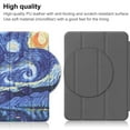 thumbnail image 5 of ELEHOLD Folding Rugged Case for iPad 10.9 inch 2022 10th Gen PU Leather Case Cute Stylish Pattern Kickstand Magnetic Auto Wake/Sleep Folio Slim Shockproof Case For iPad 10th Gen 10.9" 2022 ,D, 5 of 8