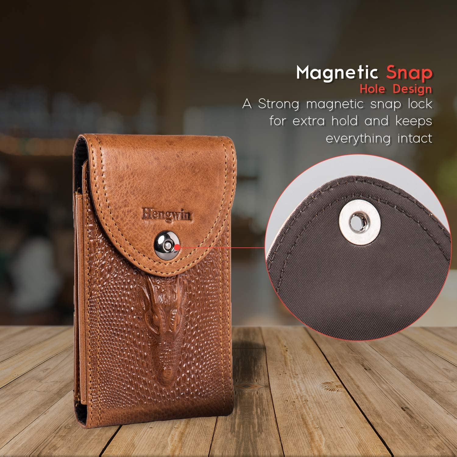 Hengwin Genuine Leather Smartphone 