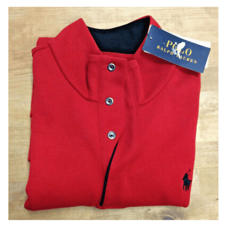 Polo Ralph Lauren M Classics Sweatshirt snaps Red size S.