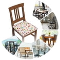 thumbnail image 7 of KLL Dessert Pattern Seat Covers for Dining Room Chairs,Washable Chair Seat Chair Covers Seat Protector-Six Piece, 7 of 7