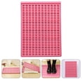 thumbnail image 1 of PTOOTP Pet Cage Isolation Mat Dog Litter Tray PP Pink Indoor Use for Dogs 1Pack, 1 of 8