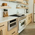 thumbnail image 7 of ZLINE Autograph Edition 30" 1.2 cu. ft. Built-in Microwave Drawer in Black Stainless Steel and Champagne Bronze Accents, 7 of 7