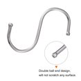 thumbnail image 4 of Uxcell 2.56'' S Hooks Hanger Stainless Steel Silver Tone 24Pcs, 4 of 6