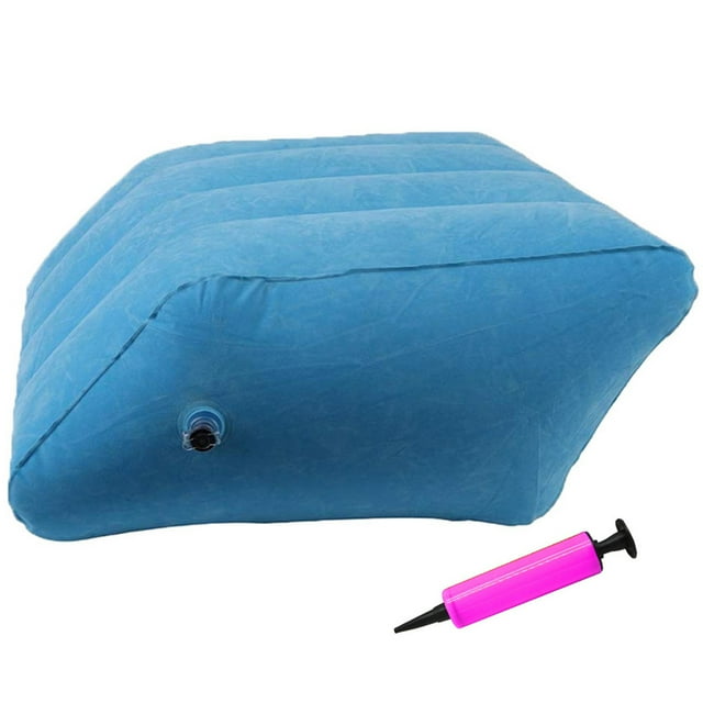 Coofit Oreiller de Jambe Portable Gonflable Oreiller de Repos pour Jambe Oreiller d'Élévation pour Genou