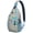Nordic Style S, variant on Nordic Style Sling Backpack Lightweight Travel Crossbody Bag with Minimalist Geometric Patterns for Outdoors