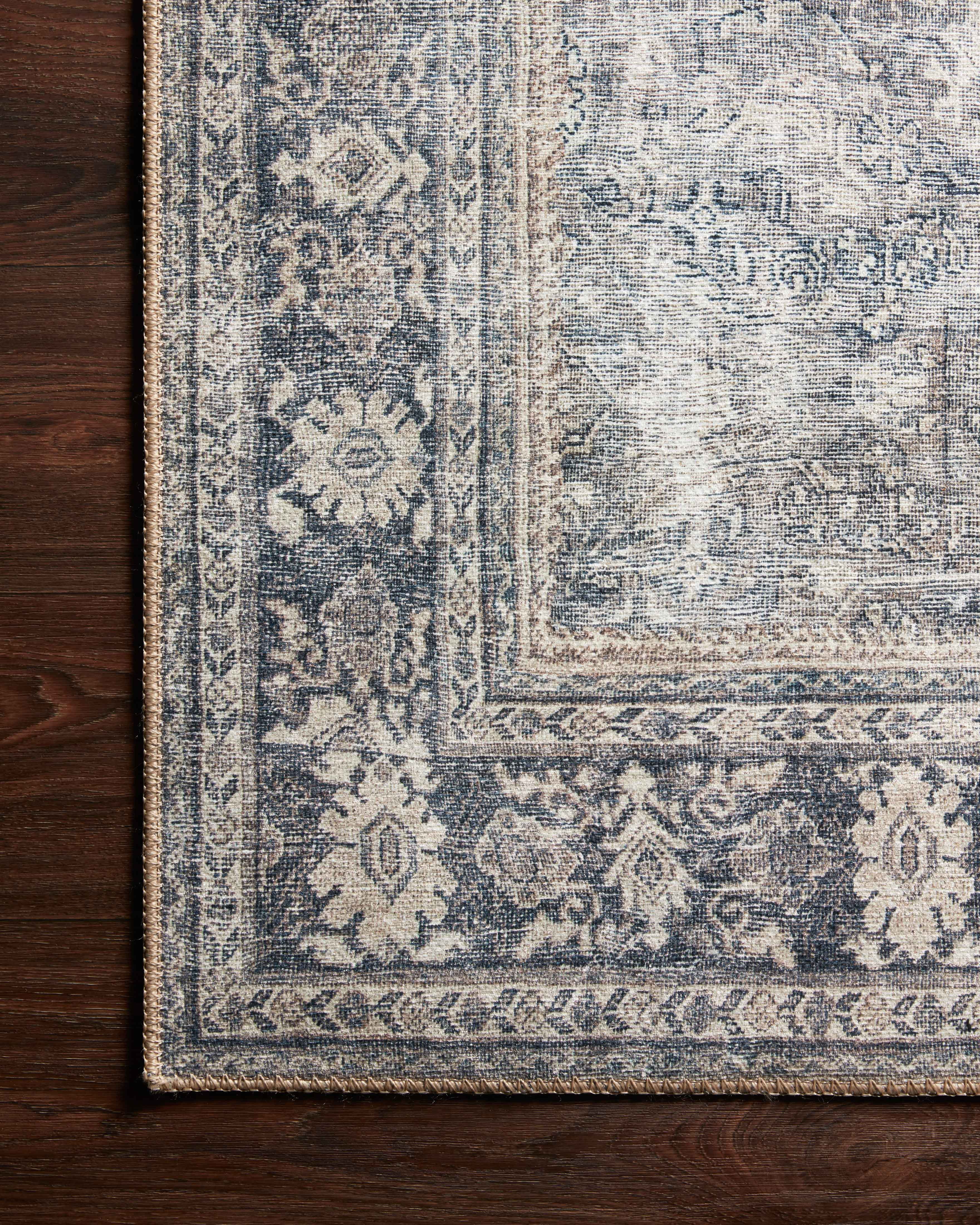Loloi Wynter Grey / Charcoal 2'-6" x 12'-0" Runner Rug
