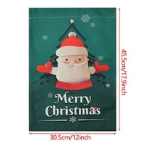 PRETXORVE Christmas Decorations, Christmas Ornaments, Christmas Garden Flag Vertical Double-Sided Merry Christmas Outdoor Decor