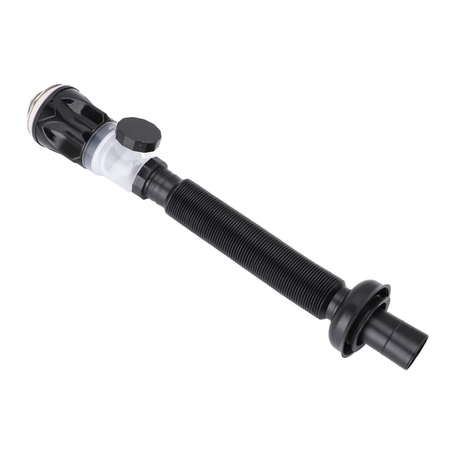 Drenaje del Fregadero P tubo de trampa, tubo de dreneze del fregadero evite la fuga de agua fácil de instalar flexible para una una un orificio de drenaje de 1-1/2 pulgadas