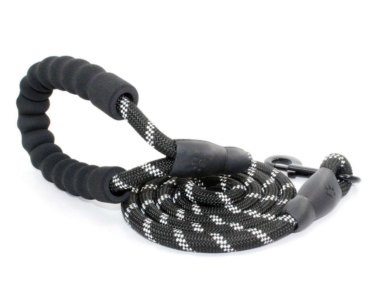 rope dog leash with padded handle