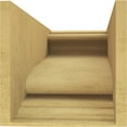 thumbnail image 4 of 12"W x 24"D x 12"H Wide Scroll Rough Cedar Woodgrain TimberThane Corbel, Primed Tan, 4 of 6