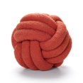 thumbnail image 1 of Almohada de bola anudada tejida a mano, rollo de lana de cordero, almohada para sofá, cojín esférico redondo para sala de estar, respaldo para mesita de noche, 1 of 6