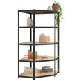 thumbnail image 5 of vidaXL Shelf Bookshelf Shelving Unit Rack 5-Layer Steel and Engineered Wood, 5 of 36