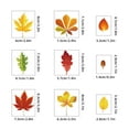 thumbnail image 4 of NSESSHome Fall Maple Leaves Window Clings Thanksgiving Watercolor Maple Tree Window Decals Colorful Leaves Pumpkins Window Stickers for Autumn Harvest Home School Accessories Party Supplies, 4 of 9