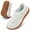 White, variant on Barerun Womens Men Walking Shoes Comfortable Non Slip Wide Diabetic Shoes