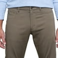thumbnail image 3 of English Laundry Men’s 4 Way Stretch Fabric Straight Fit Midweight Pant (Tan, 32W x 32L), 3 of 5