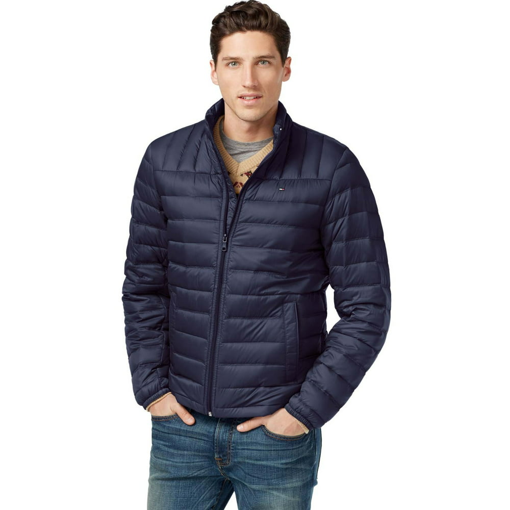 Tommy Hilfiger - tommy hilfiger navy blue down fill packable quilted ...