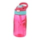 thumbnail image 1 of Vaso de agua de plástico para niños, vaso transparente con pajita, vasos con pajita aislados para niños para viajes escolares, 1 of 3