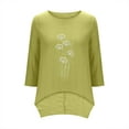 thumbnail image 4 of Ailaofu Womens Summer Tops 2026 Crew Neck Mid-Sleeve Tops Blouses Spring Fashion, 4 of 7